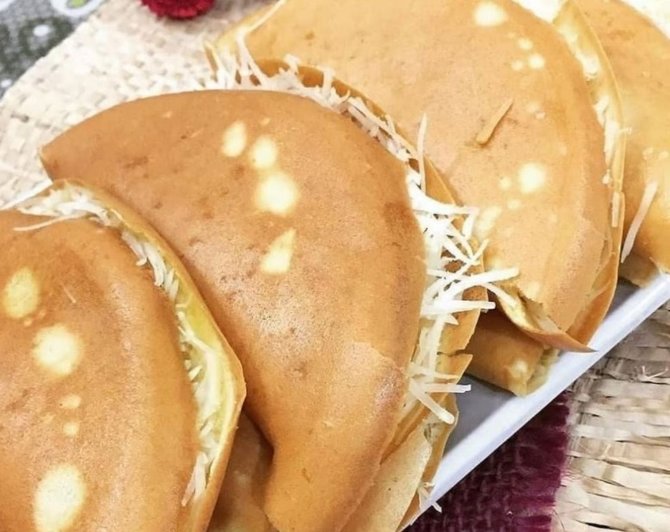 resep terang bulan teflon