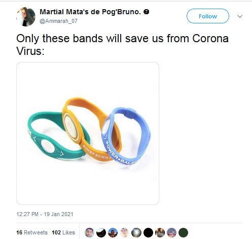 hoaks gelang power balance bisa menangkal virus corona