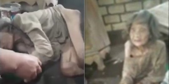Viral Video Seorang Nenek Hidup Sebatang Kara di Gubuk, Tubuhnya Kurus Kering