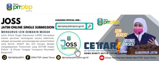 dinas penanaman modal dan pelayanan terpadu satu pintu dpmptsp jatim