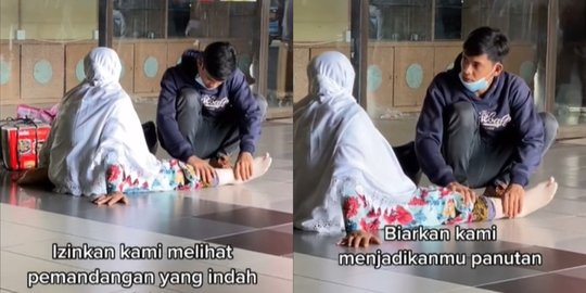 Viral Pemuda Pijat Kaki Ibu dengan Tulus, Banjir Pujian Disebut Mirip Uwais Alqarni