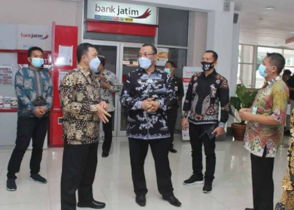 wali kota cilegon helldy agustian melakukan kunjungan kerja ke banyuwangi jawa timur