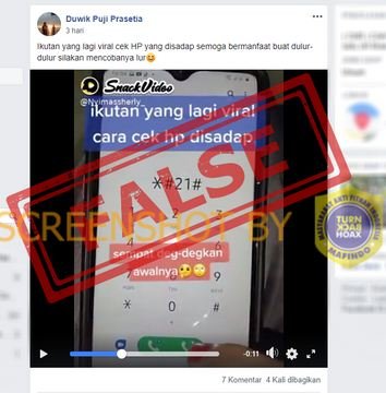 CEK FAKTA: Hoaks Cara Mengecek HP Disadap | merdeka.com