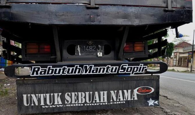 9 Tulisan Truk Lucu Bikin Ngakak Inspiratif Dan Menghibur Halaman 8