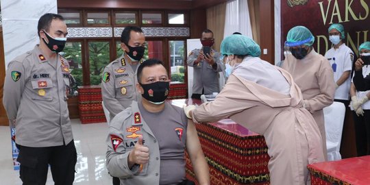 Usai Divaksinasi Covid-19, Kapolda NTT Imbau Anggota dan Masyarakat Siap Disuntik