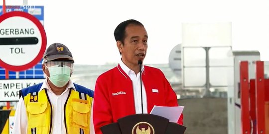 jokowi resmikan tol kayu agung palembang-betung, jarak tempuh hanya 3,5 jam
