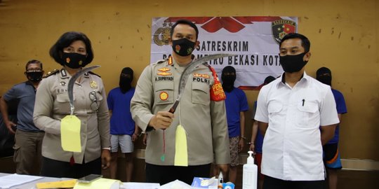 Polisi Tangkap Lima Pelaku Begal di Bekasi