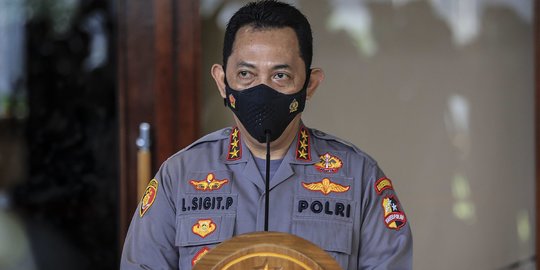 Besok, Jokowi Lantik Komjen Sigit Jadi Kapolri Usai Vaksinasi Dosis Kedua
