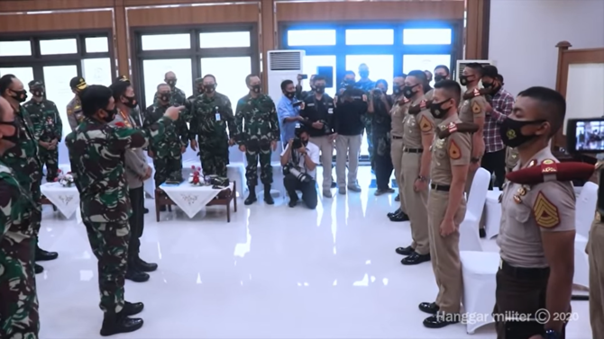 reaksi calon perwira tni ditanya panglima