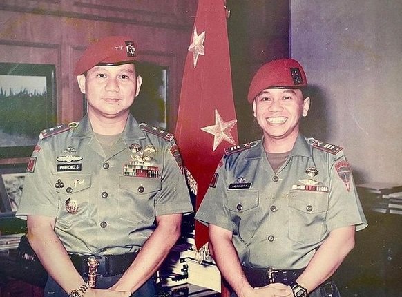 potret lawas prabowo subianto bareng wamenhan