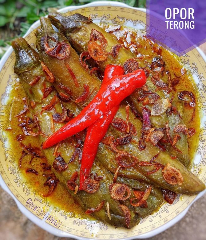 opor tanpa daging ayam