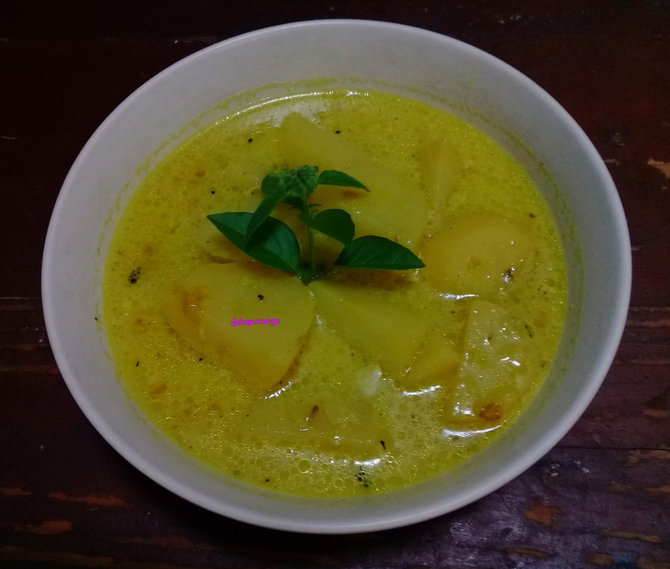 opor tanpa daging ayam