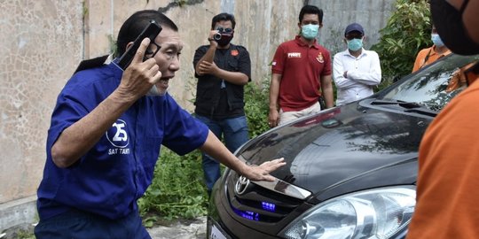Polisi Gelar Rekonstruksi Kasus Penembakan Mobil Bos Tekstil Solo
