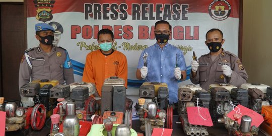 Berdalih Kesulitan Ekonomi, Petani di Bali Curi Mesin Pompa air di 11 TKP
