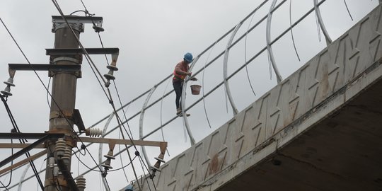 Persiapan Flyover Cakung Jelang Diuji Coba