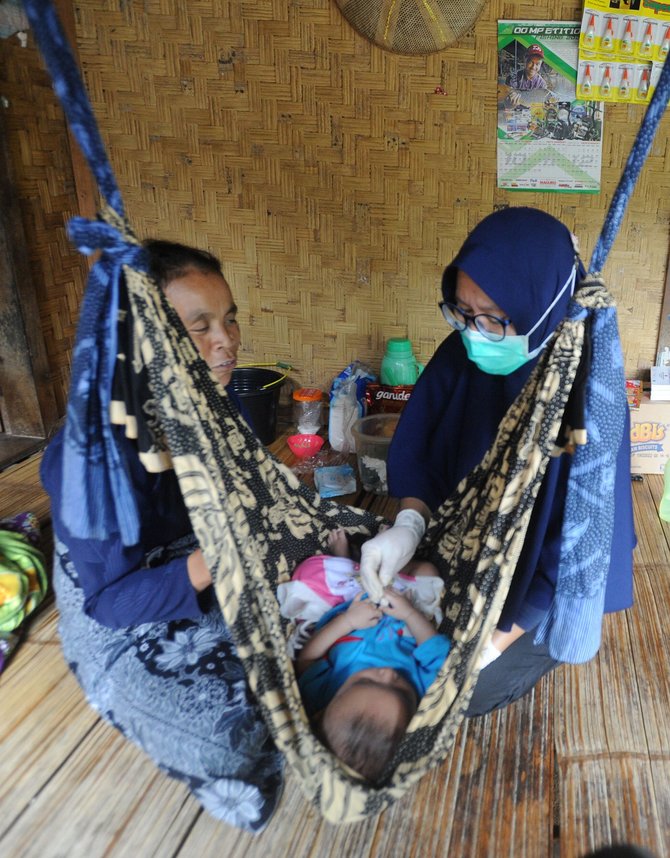 posyandu keliling di baduy luar