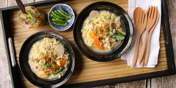 8 Resep Mie Kuah Nikmat Khas Nusantara, Mulai Bakmi Godhog sampai Soto Mie Bogor