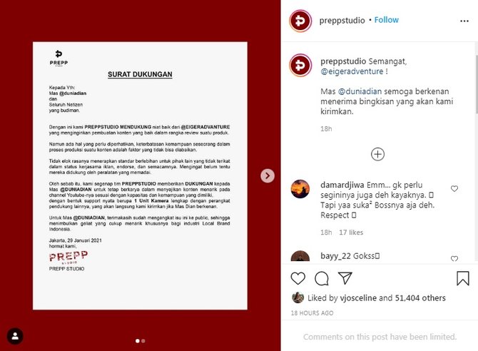 viral youtuber dikomplain eiger arief muhammad beri hadiah mahal ini