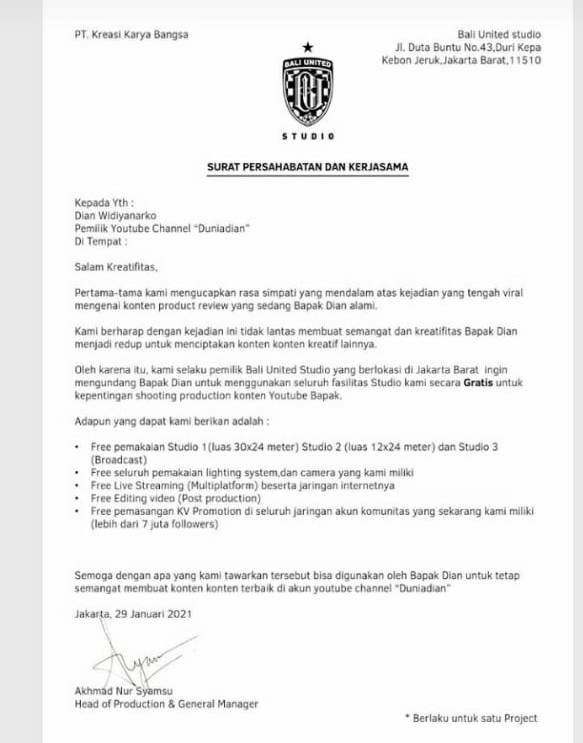 tawaran bali united