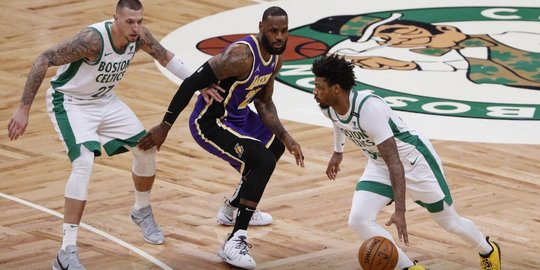 Hasil NBA Celtics vs Lakers: Lakers Menang Atas Celtics Dalam Duel Sengit