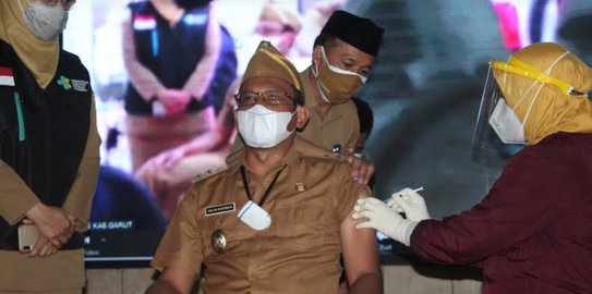 Gula Darah Tinggi, Bupati Garut Gagal Divaksinasi Covid-19