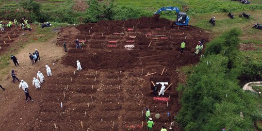 TPU Srengseng Sawah 2 Sudah Mulai Dipakai untuk Pemakaman Prokes Covid