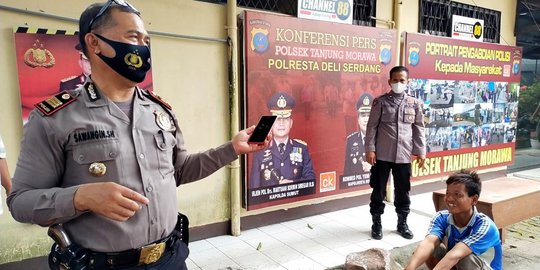 Ditimpuk Batu oleh Orang Gila, Pengendara Motor di Deli Serdang Tewas