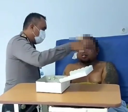 kondisi pelaku utama pengeroyok anggota tni usai ditangkap