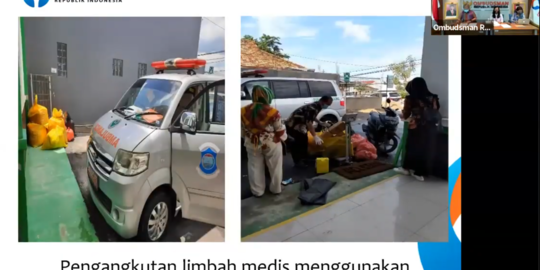 Ombudsman Temukan Limbah Medis Diangkut Pakai Ambulans Hingga Ojek Online