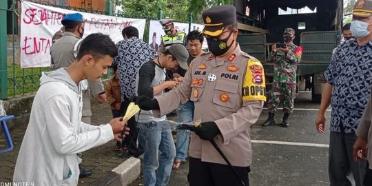 Selama PSBB, Polres Lebak Larang Hajatan Nikahan