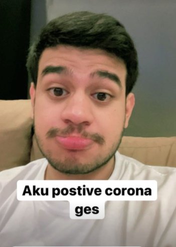 fadil jaidi positif corona