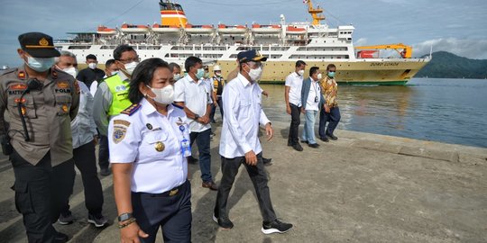 Akhir Pekan, Menhub Blusukan Cek Protokol Kesehatan di Pelabuhan