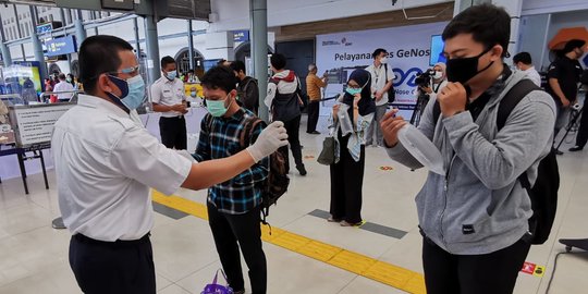 2.580 Calon Penumpang KA Daop 1 Jakarta Gunakan Layanan GeNose di Stasiun