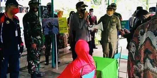 Jateng di Rumah Saja, Tim Cipta Kondisi Bubarkan Hajatan di Sukoharjo