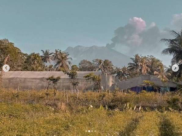 erupsi gunung raung pada 7 februari 2021