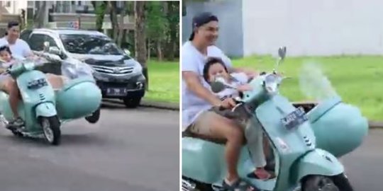 Chelsea Olivia Ngamuk Lihat Glenn Bawa Anak Naik Motor Sampai Miring-Miring