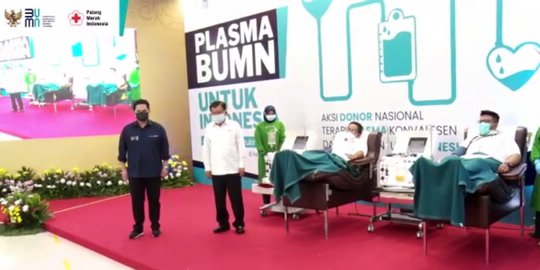 Bantu Pasien Covid-19, Erick Thohir Ajak Pegawai BUMN Donor Plasma