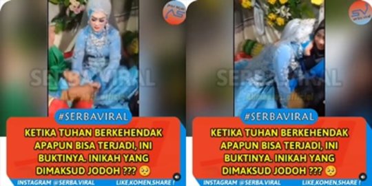 Viral Video Pengantin Wanita Ogah Disentuh Mempelai Pria, Sampai Nangis Sesegukan