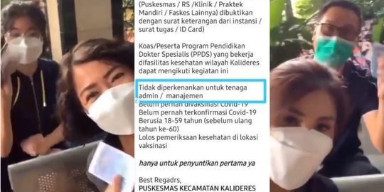 Pemkot Jakbar Sebut Helena Lim Bawa Surat Keterangan Nakes Sebelum Divaksinasi