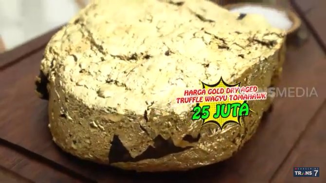 marshel dam mpok alpa makan baklava berlapis emas senilai rp25 juta