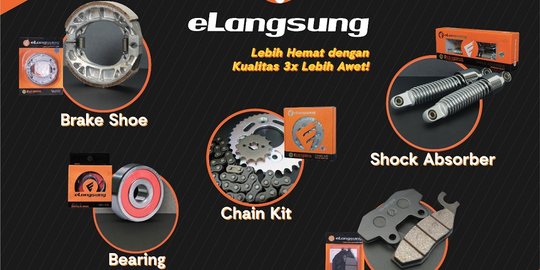 Harga Terjangkau, eLangsung Pasarkan Onderdil Sepeda Motor Berkualitas