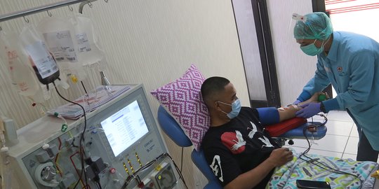 PMI Kota Bekasi Layani Donor Plasma Konvalesen Penyintas Covid-19