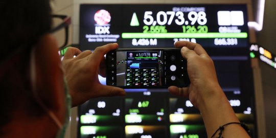 IHSG Menguat 1,15 Persen Selama Sepekan, Kapitalisasi Pasar Capai Rp 7.328 T