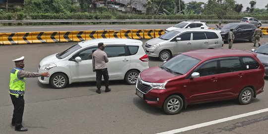 Nekat Melintas, Pengendara Langgar Ganjil-Genap di Bogor Didenda Rp 50.000