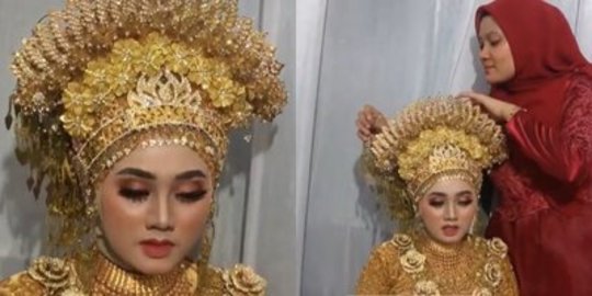 Cerita Pengantin Wanita Muntah & Mau Pingsan di Pelaminan Pakai Mahkota 4 Kilogram