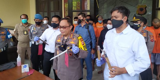 16 Tersangka Begal di Bandung Diamankan Polisi