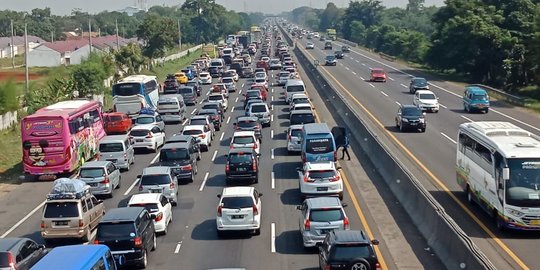 268 Ribu Kendaraan Kembali ke Jabodetabek Usai Libur Imlek