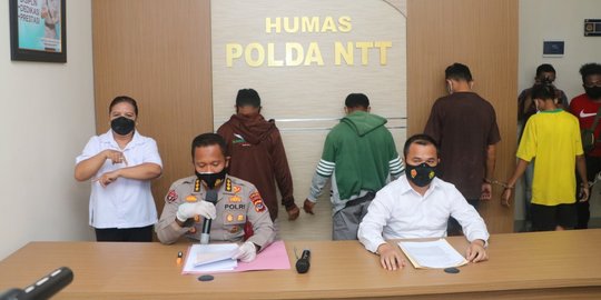 Pencuri dan Penadah 11 Motor Curian, Lima Warga Kupang Ditangkap Jatanras Polda NTT