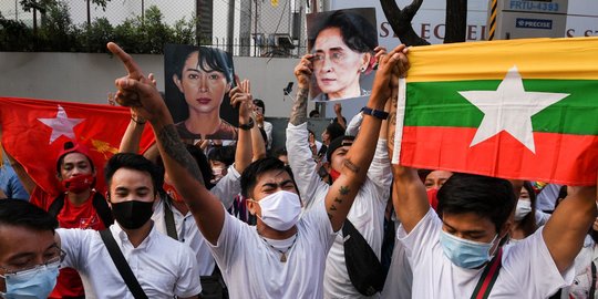 Junta Militer Myanmar Kembali Blokir Internet untuk Halangi Pengunjuk Rasa