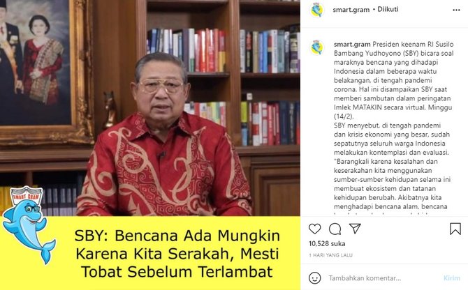 presiden sby ajak rakyat indonesia tobat terkait maraknya bencana alam